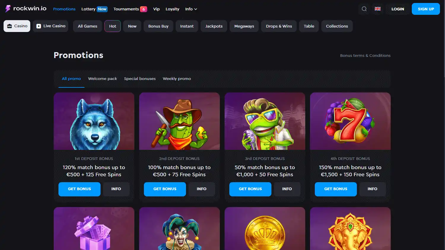 Rockwin Casino screenshot 3