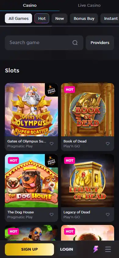 Rockwin Casino screenshot 5