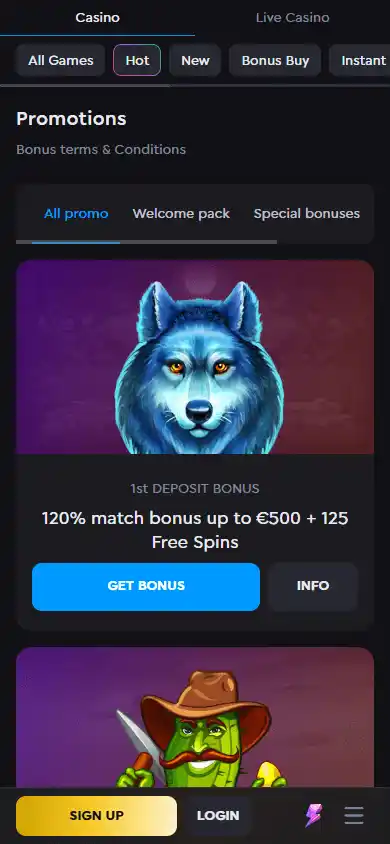 Rockwin Casino screenshot 6