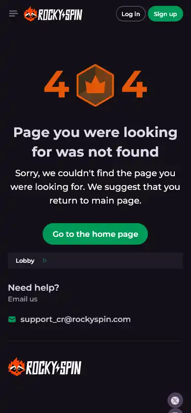 RockySpin Casino screenshot 4