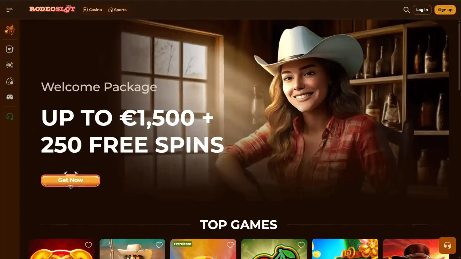 RodeoSlot Casino screenshot 1