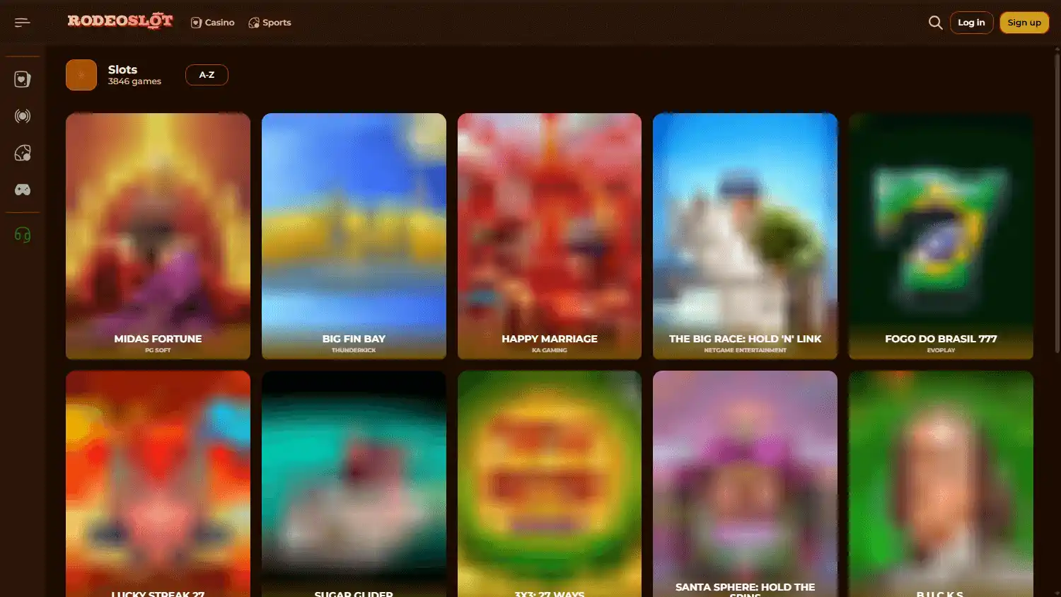 RodeoSlot Casino screenshot 2