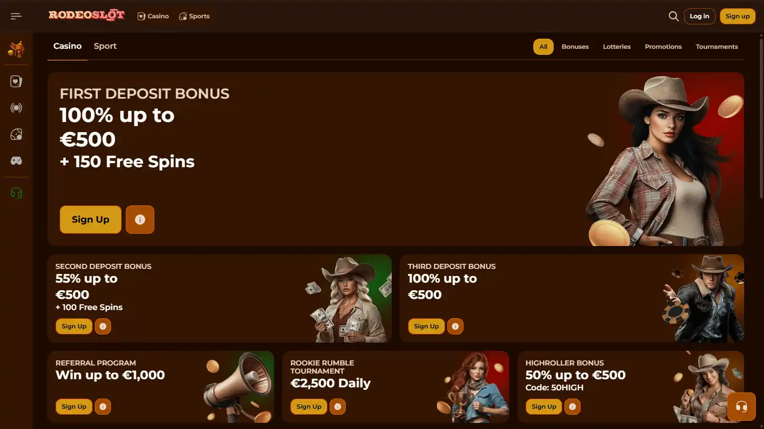 RodeoSlot Casino screenshot 3