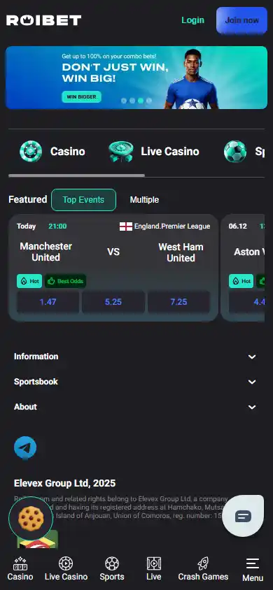 Roibet Casino screenshot 4