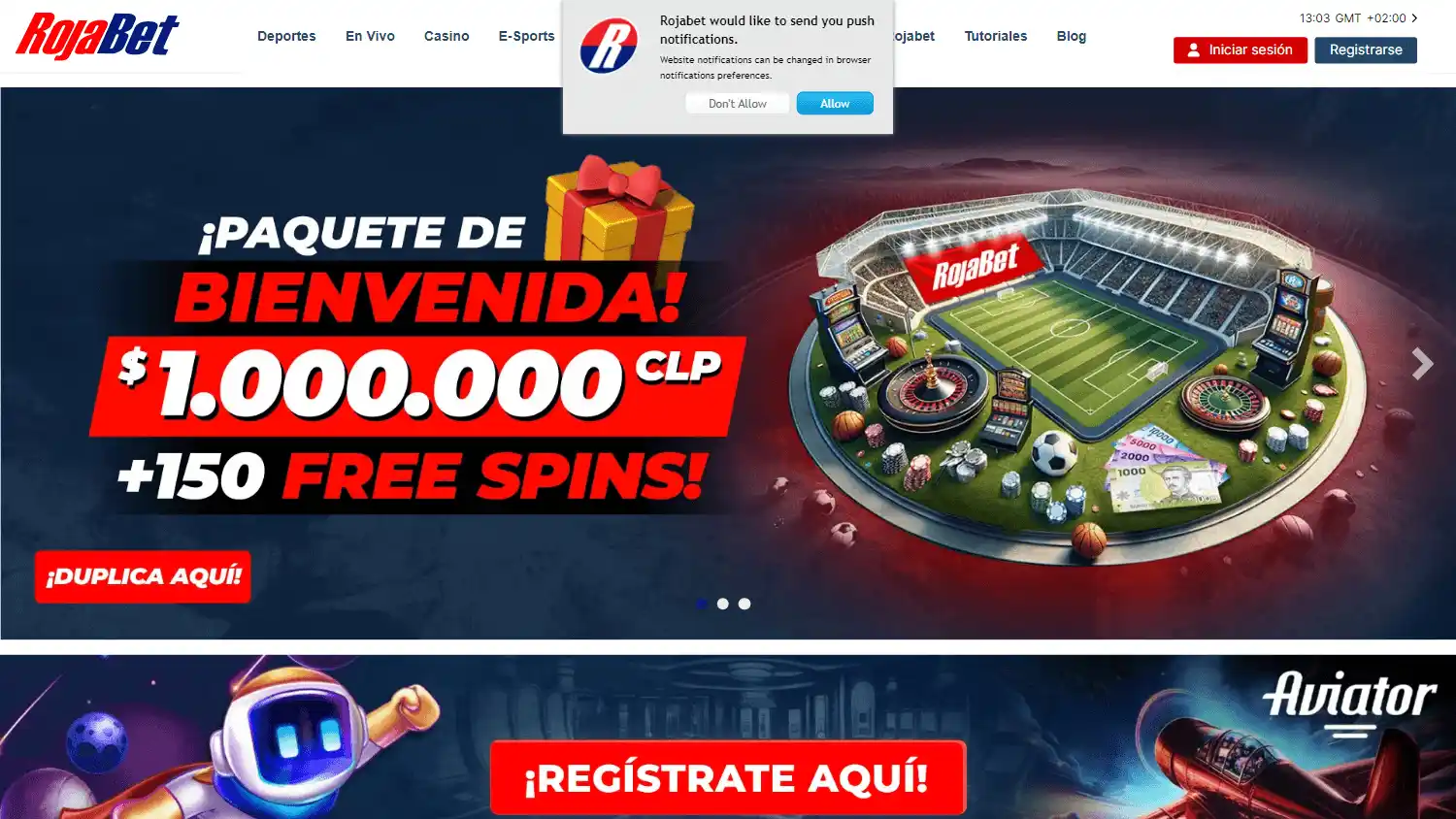 RojaBet Casino screenshot 1