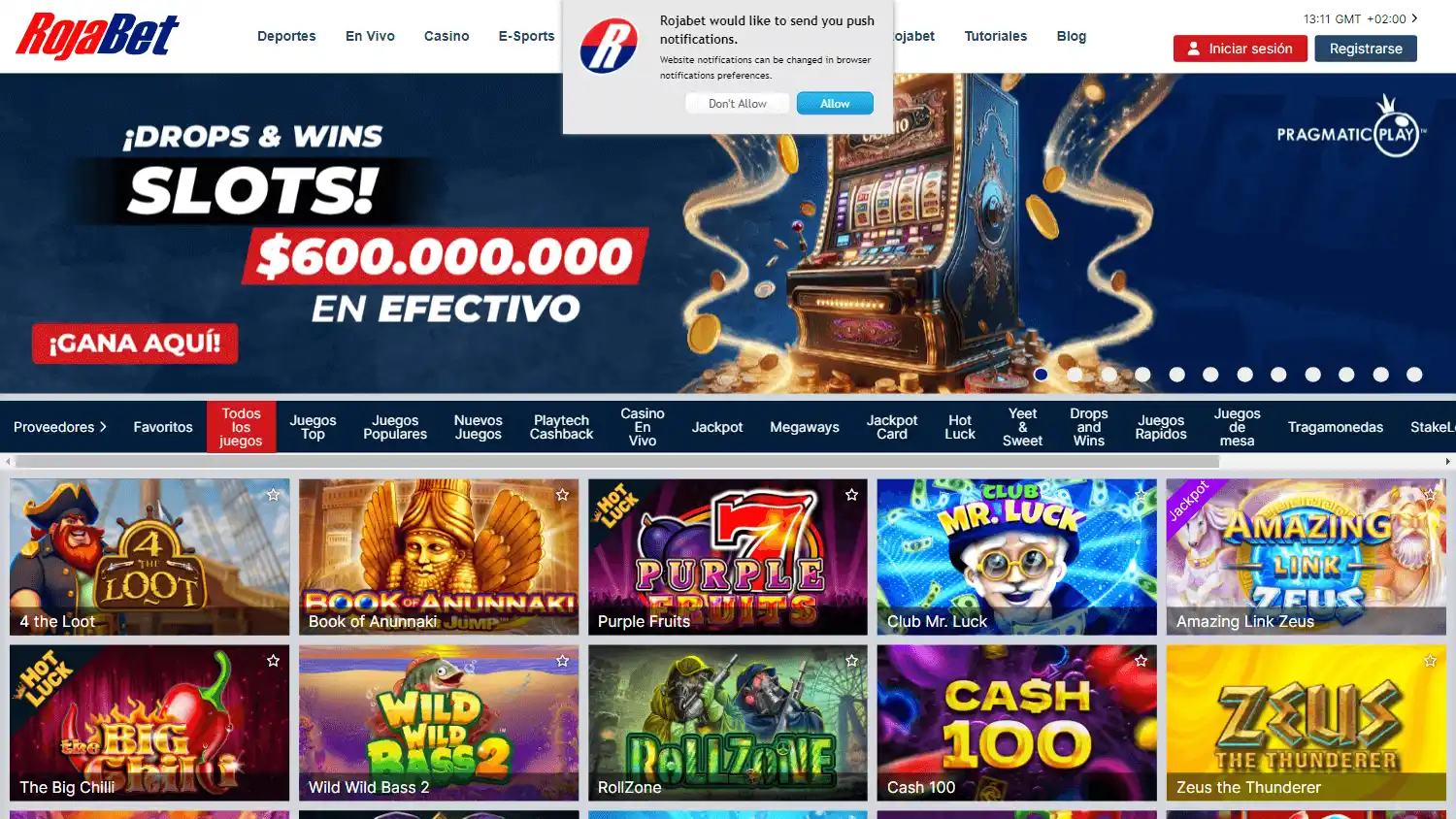 RojaBet Casino screenshot 2