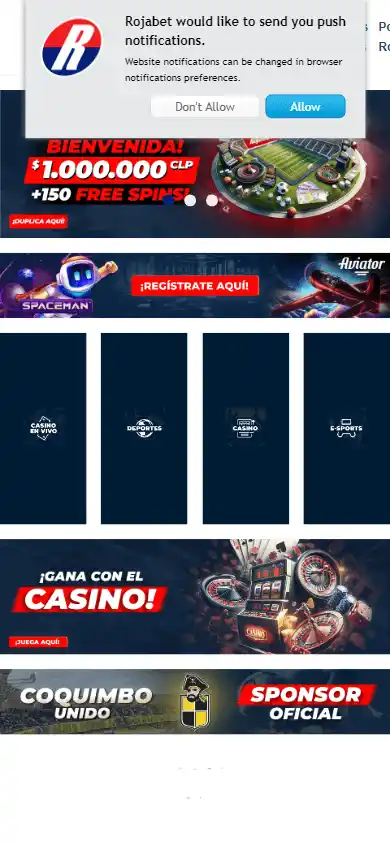 RojaBet Casino screenshot 3