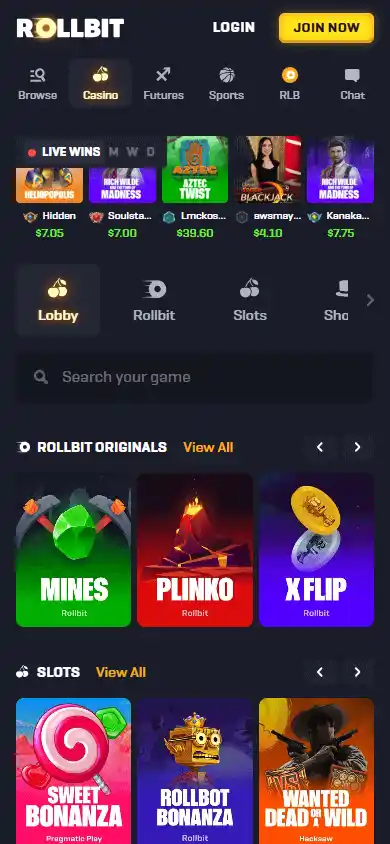 Rollbit Casino screenshot 4