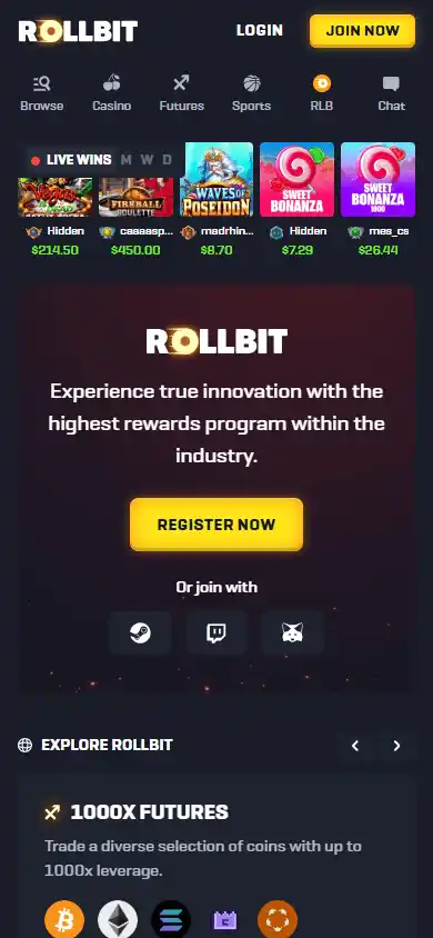 Rollbit Casino screenshot 4