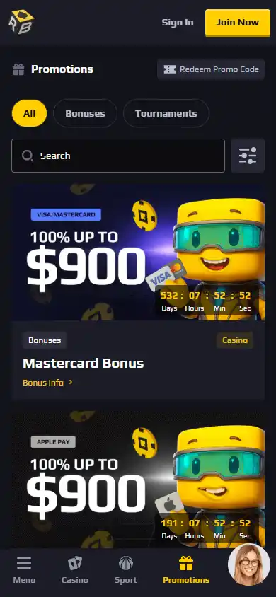 Rollblock Casino screenshot 6