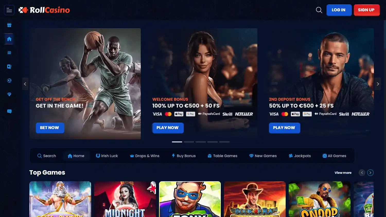 RollCasino screenshot 1