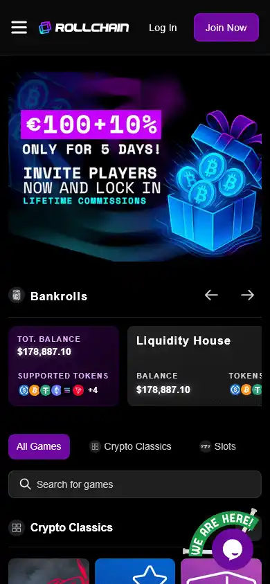 Rollchain Casino screenshot 3