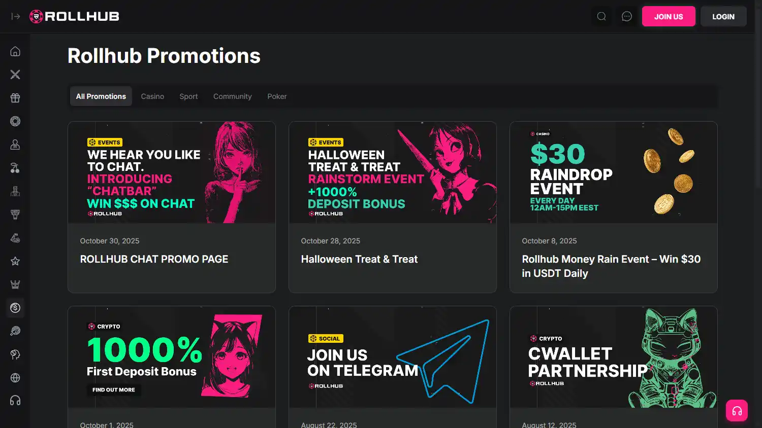 Rollhub Casino screenshot 3