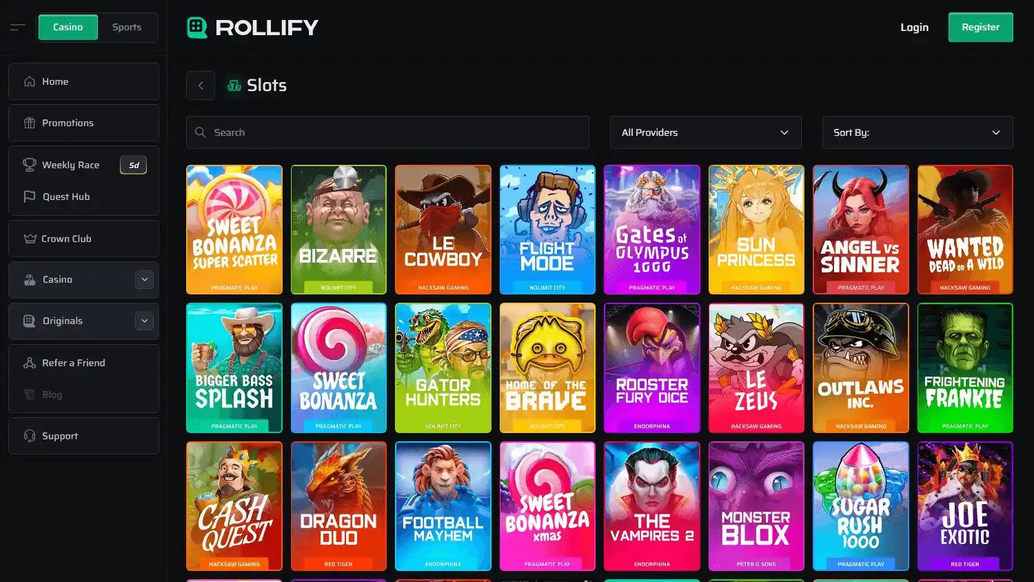 Rollify Casino screenshot 2