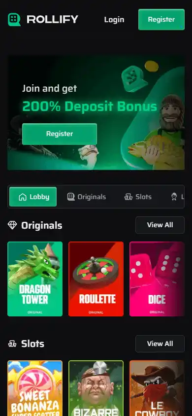 Rollify Casino screenshot 4