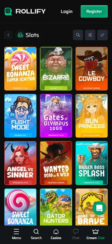 Rollify Casino screenshot 5