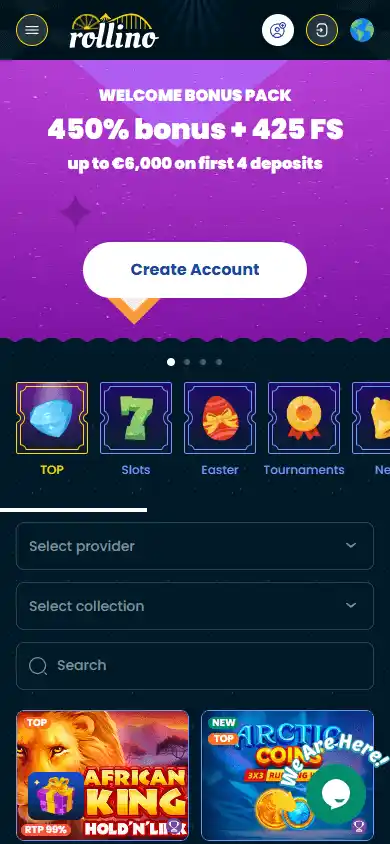 Rollino Casino screenshot 5