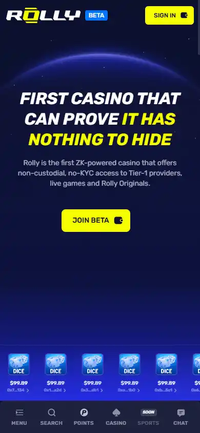 Rolly Casino screenshot 3