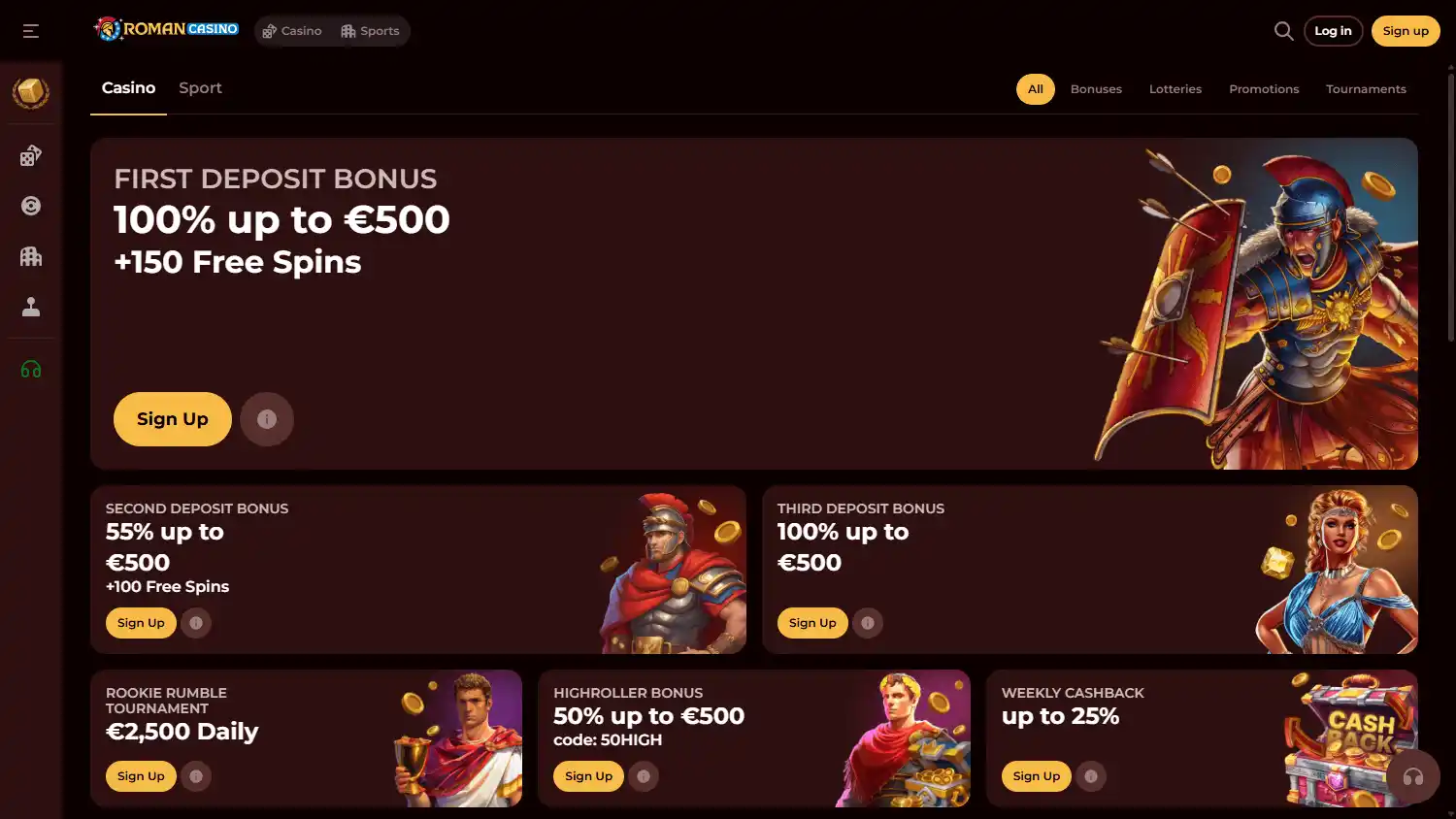 Romancasino screenshot 3