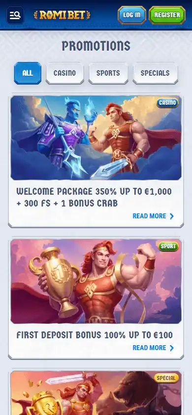 RomiBet Casino screenshot 6