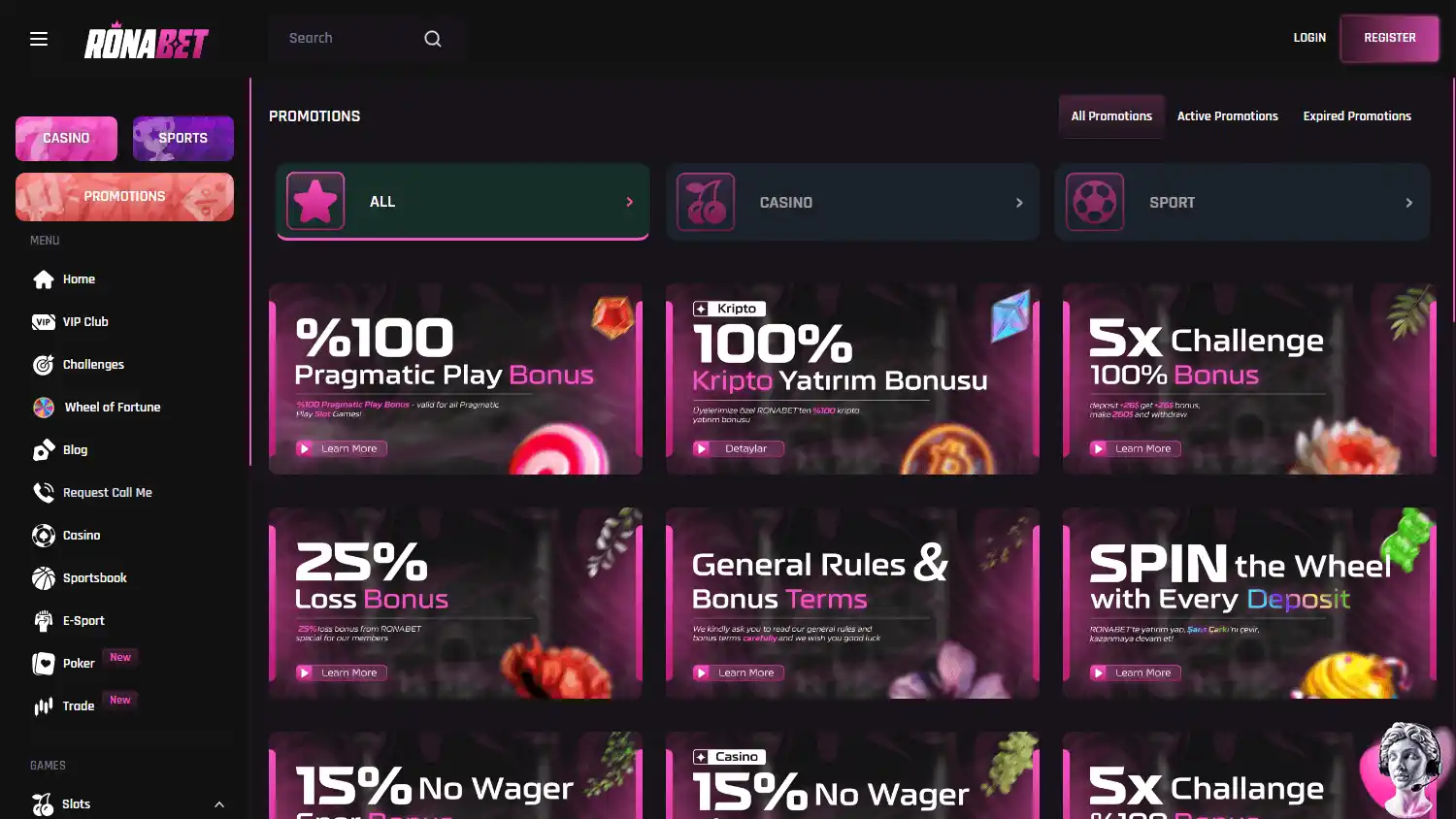 Ronabet Casino screenshot 3
