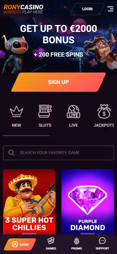 Rony Casino screenshot 3