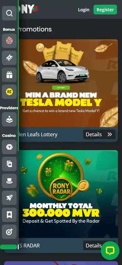 RonyBets Casino screenshot 4