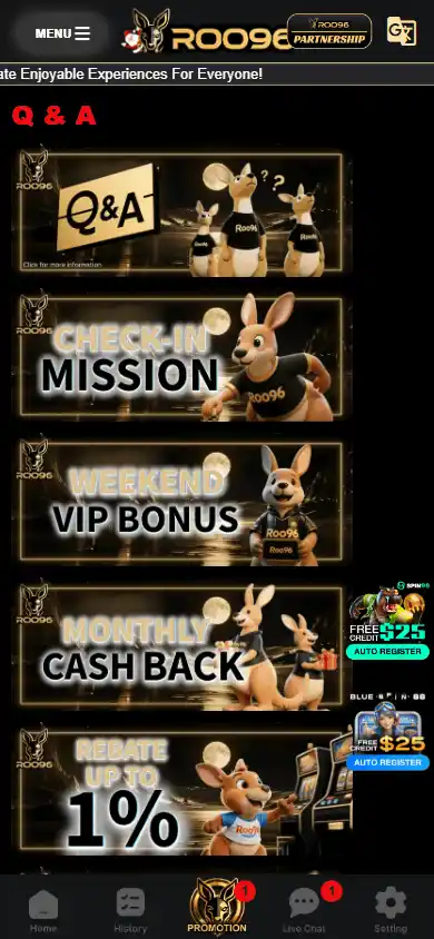 ROO96 Casino screenshot 5