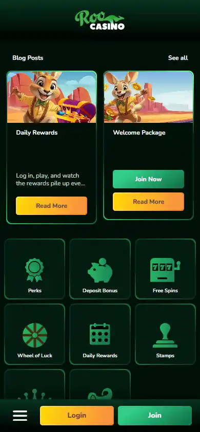 Roo Casino screenshot 4