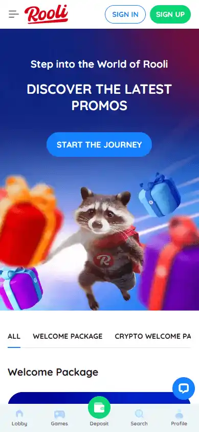 Rooli Casino screenshot 6