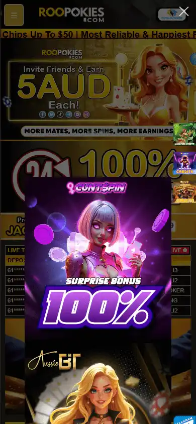ROOPOKIES Casino screenshot 4