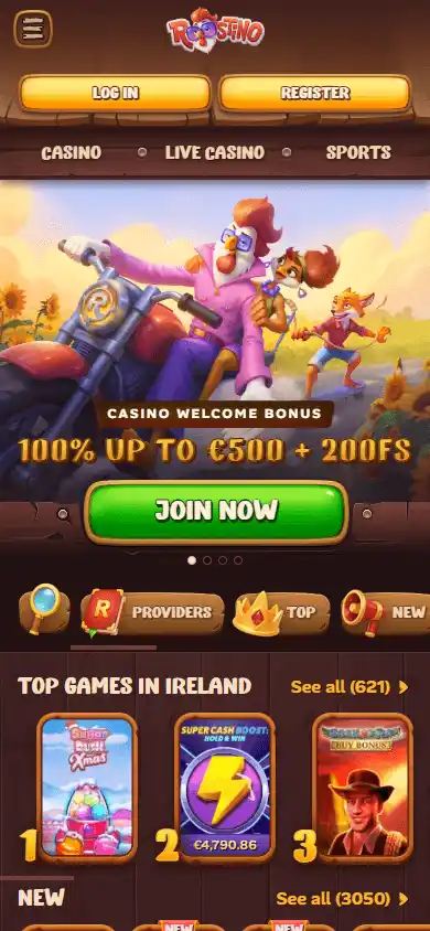 Roostino Casino screenshot 4