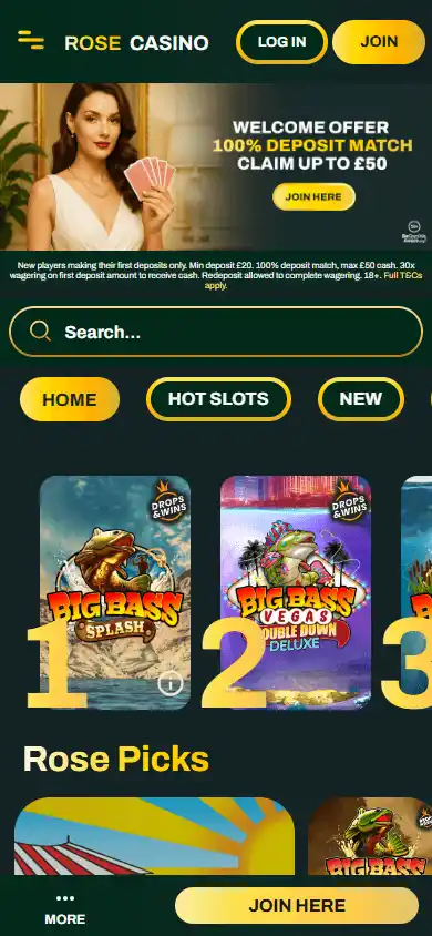 Rose Casino screenshot 4