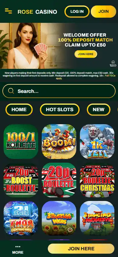 Rose Casino screenshot 5