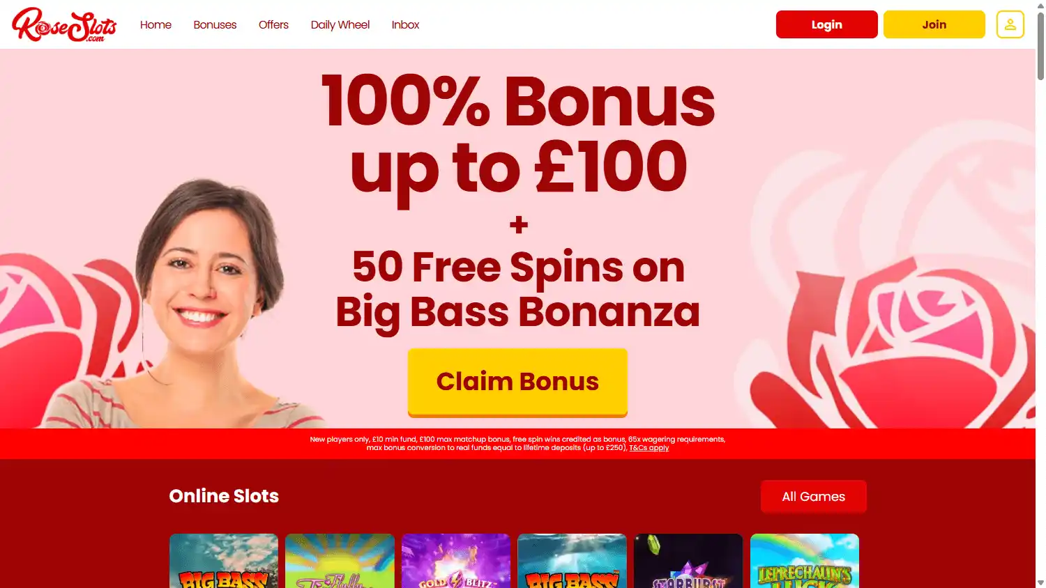 Rose Slots Casino NZ screenshot 2