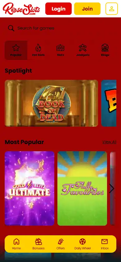 Rose Slots Casino NZ screenshot 6