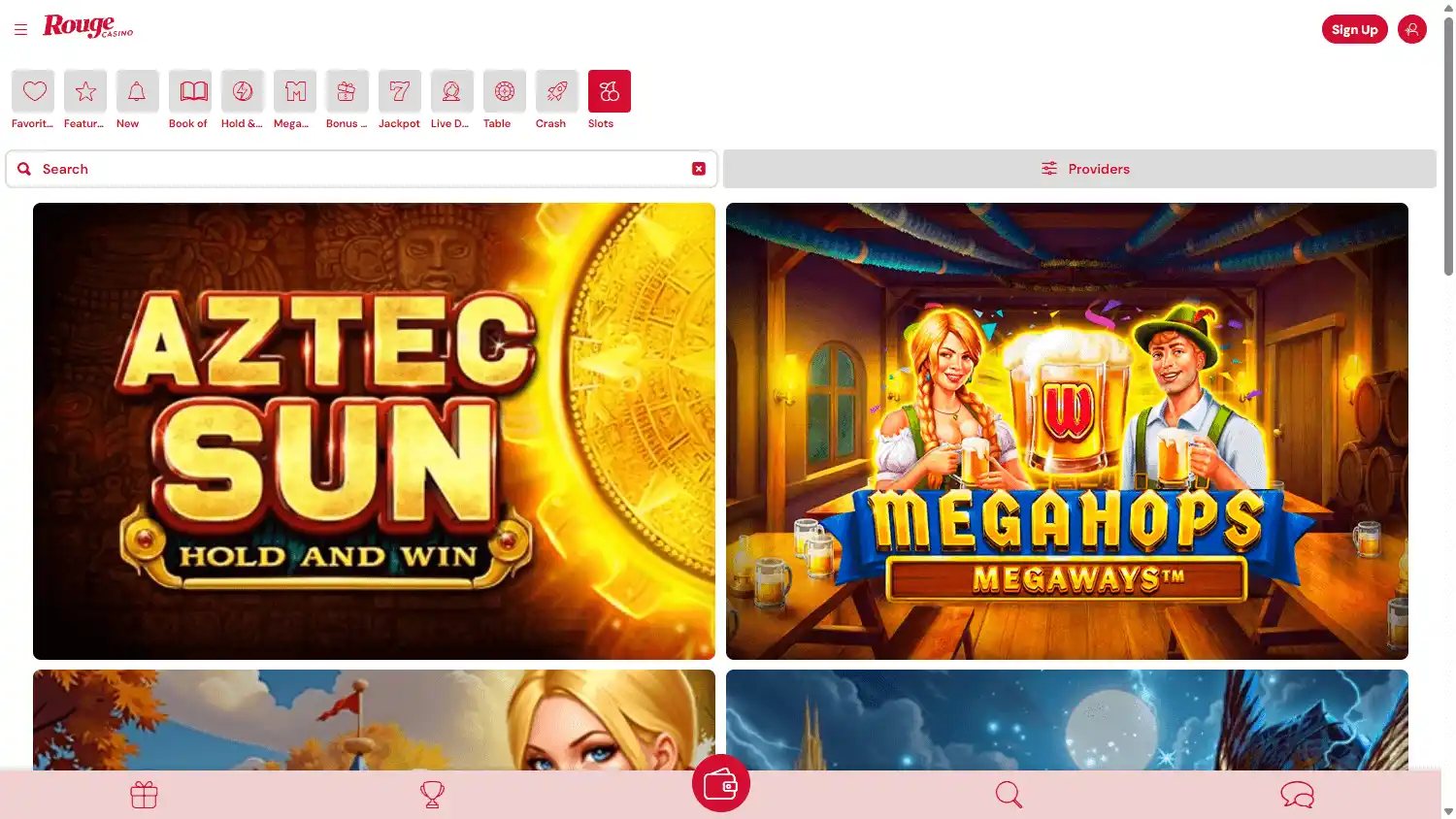 Rouge Casino screenshot 2