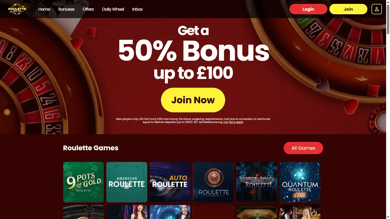 Roulette Online Casino screenshot 1