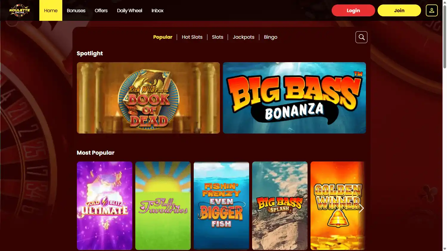 Roulette Online Casino screenshot 2