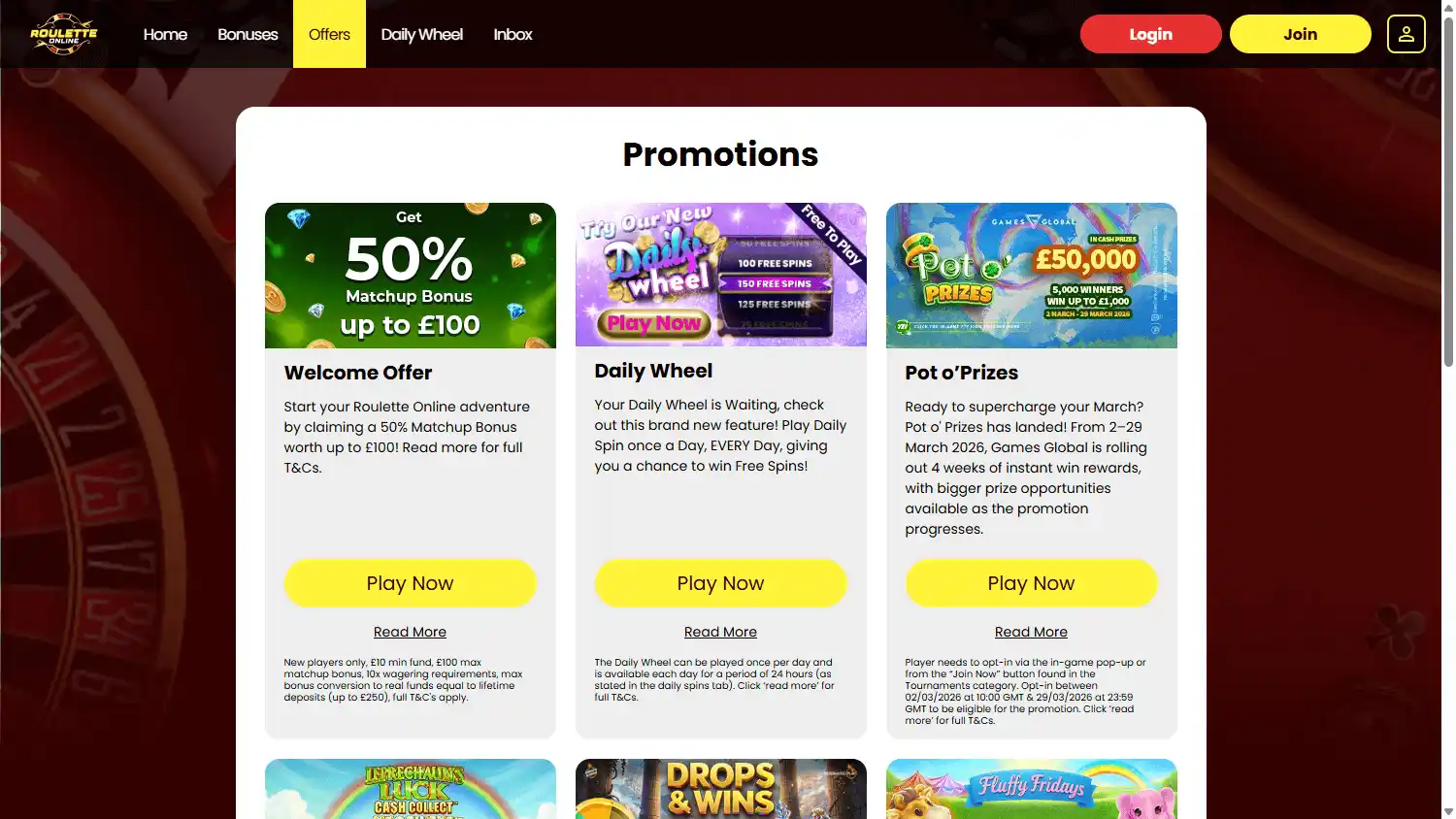 Roulette Online Casino screenshot 3