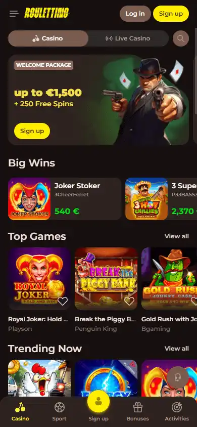 Roulettino Casino screenshot 4
