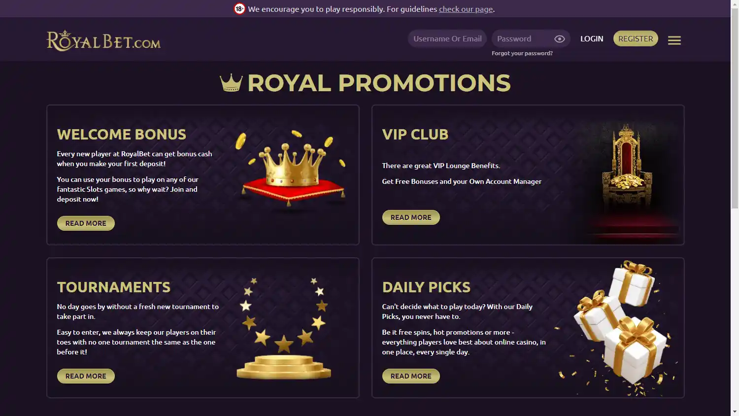 Royal Bet Casino screenshot 3