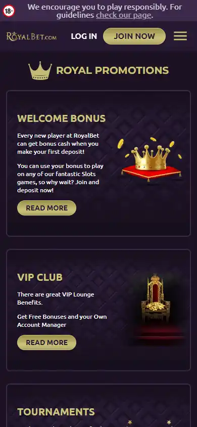 Royal Bet Casino DE screenshot 7