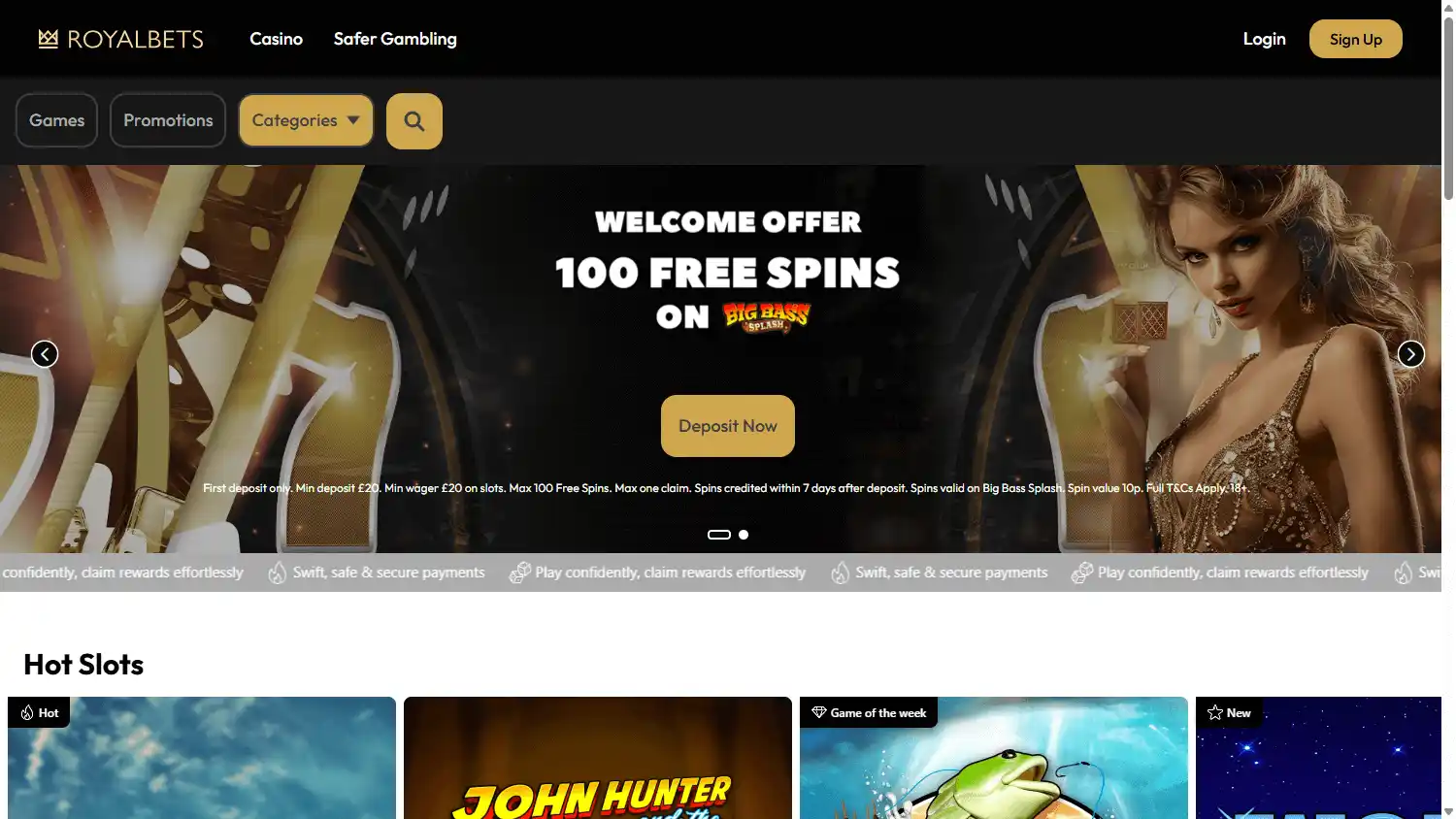 Royal Bets Casino screenshot 1