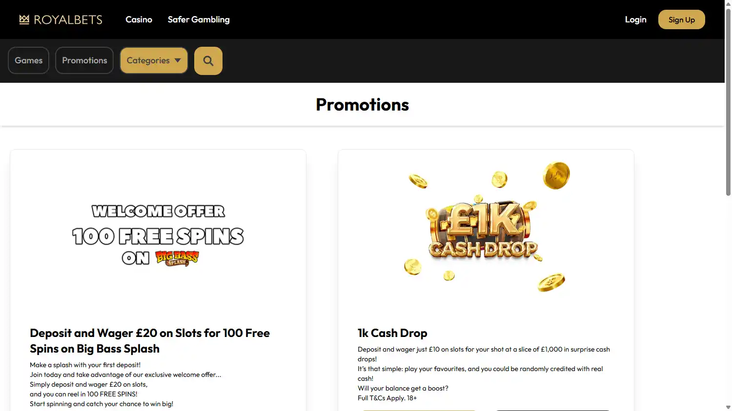 Royal Bets Casino screenshot 3