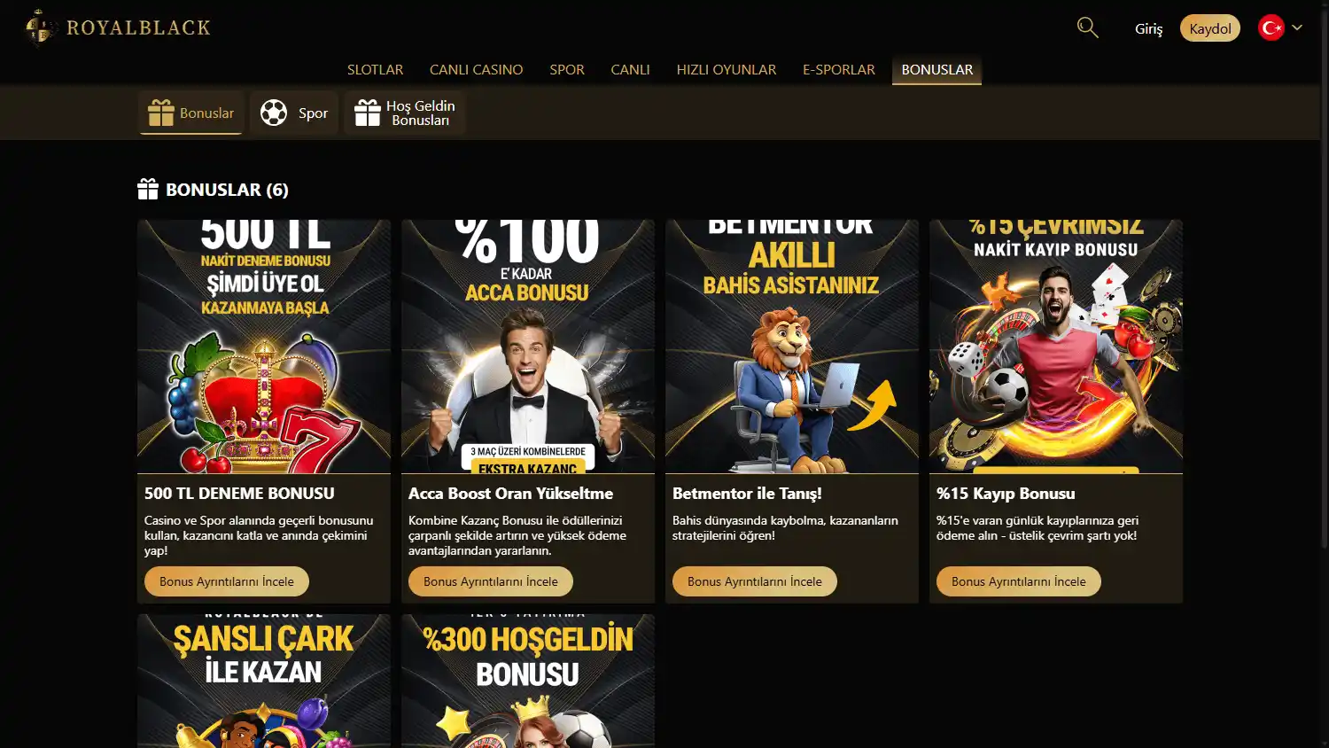 Royal Black Casino screenshot 3