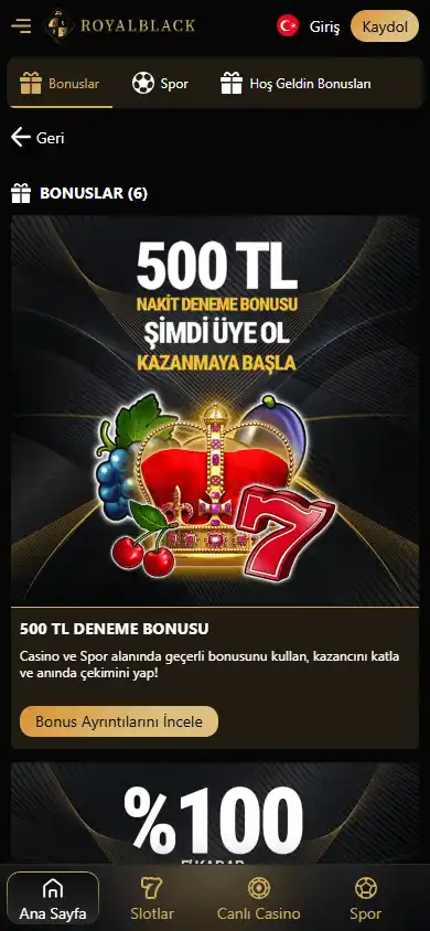 Royal Black Casino screenshot 6