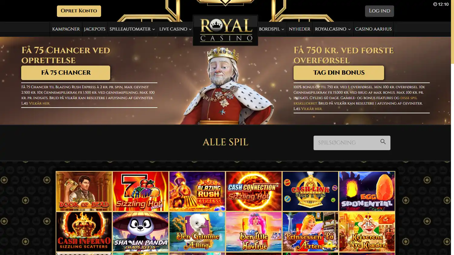 Royal Casino DK screenshot 3