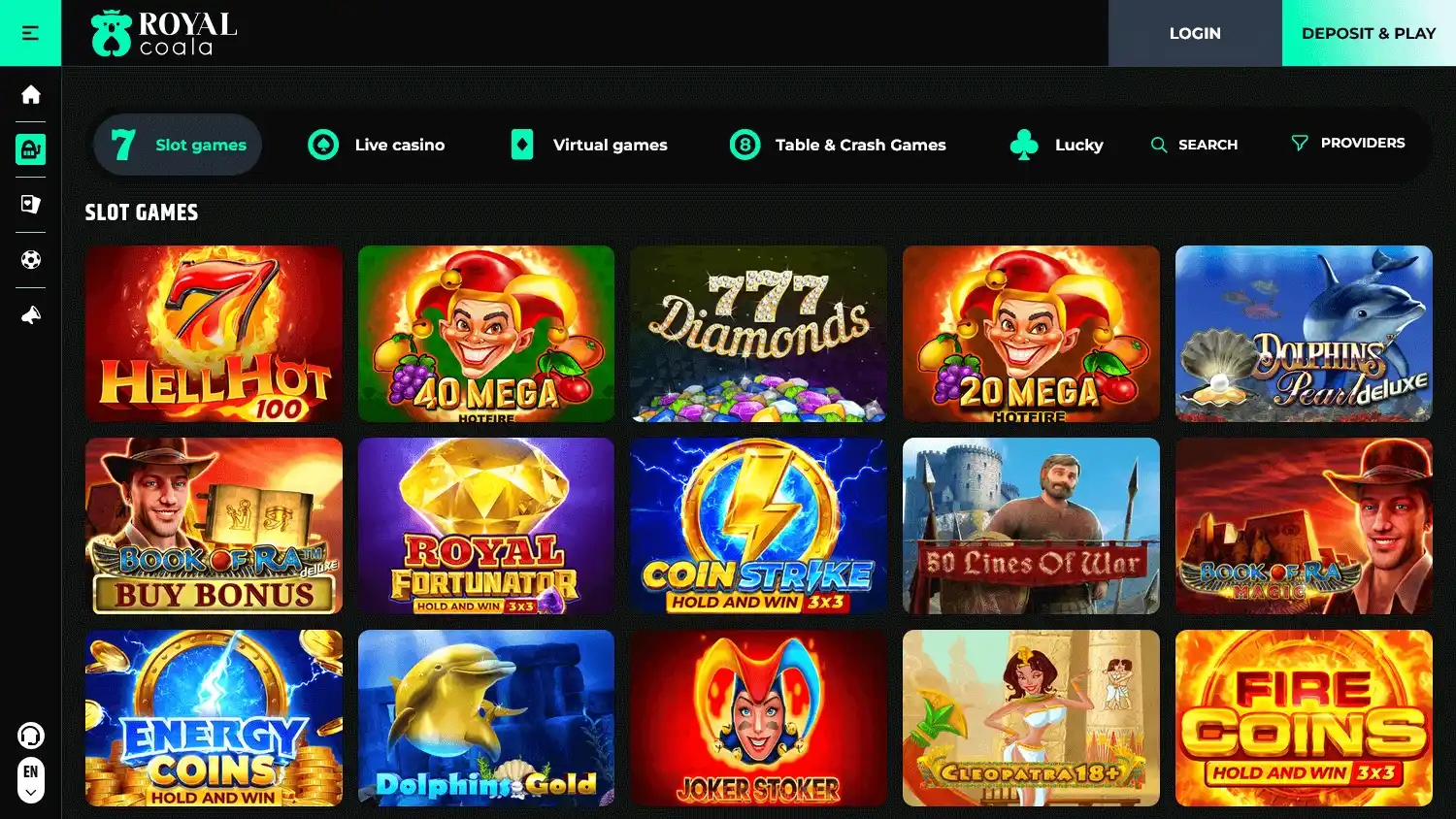 Royal Coala Casino screenshot 1