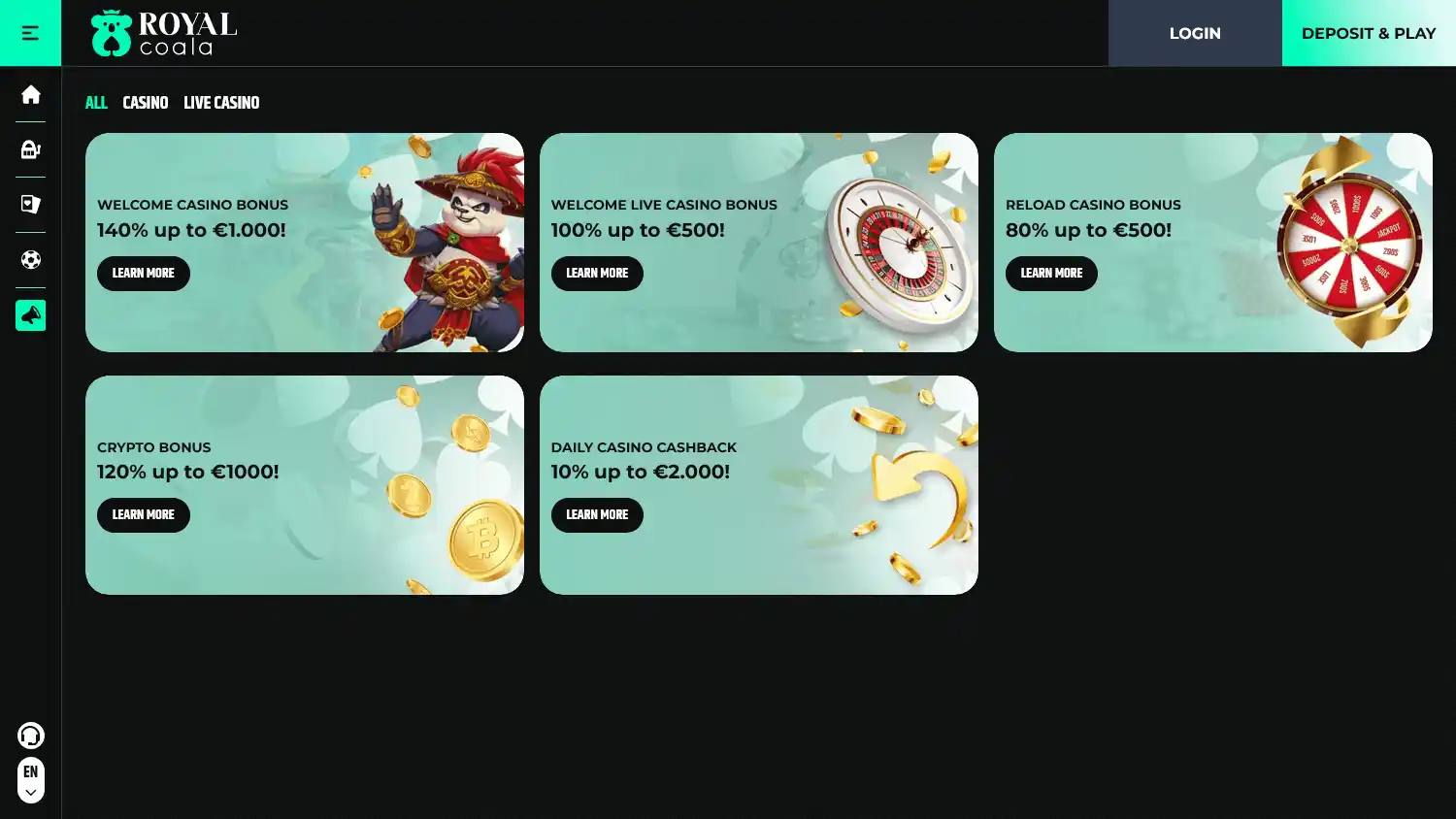 Royal Coala Casino screenshot 2
